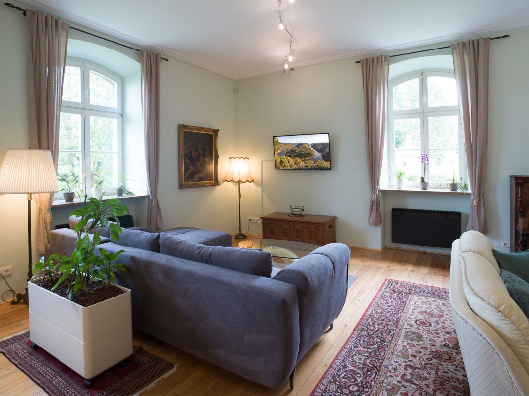 Wohnzimmer Ferienwohnung Leonhard von Konstorf