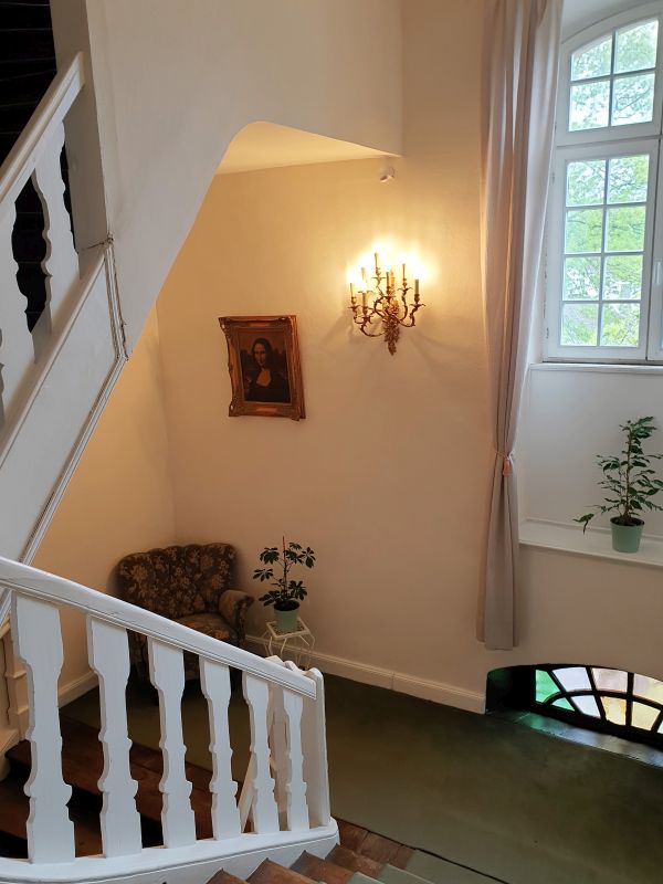 Historic staircase at Schloss Hilbringen